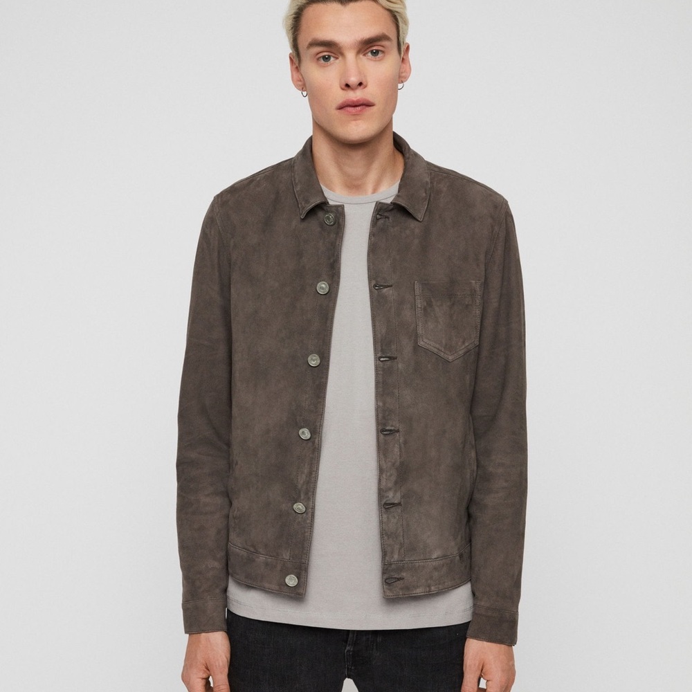 Men's AllSaints Forge Suede Jacket
Size medium
